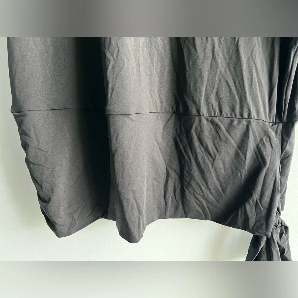 Michael Kors Women’s Side-Tie Swim Cover-Up Black Size Large